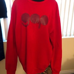 GAP Red Logo Crewneck Sweatshirt